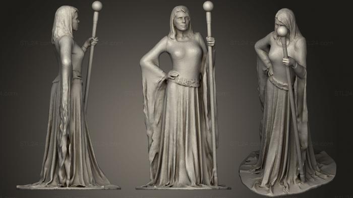 Figurines simple (Lady Siobhan, STKPR_0787) 3D models for cnc